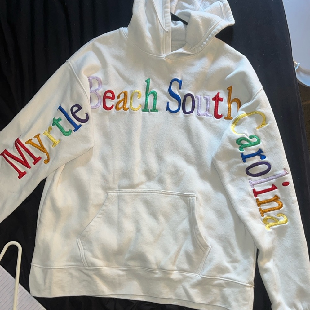 White Myrtle Beach South Carolina hoodie